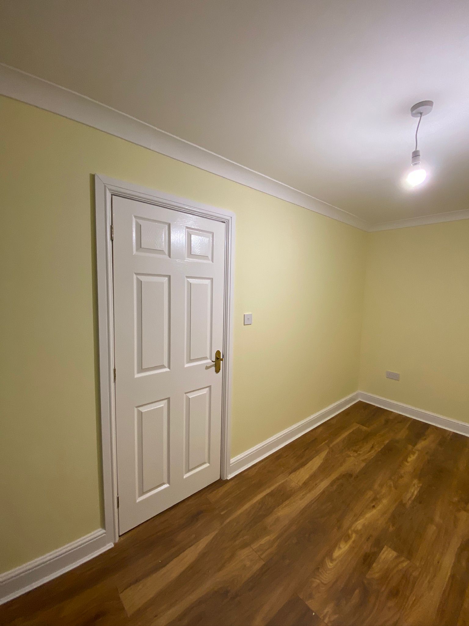 Garage conversion interior detail